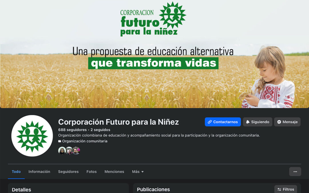 ¡Síguenos en Facebook y vive de cerca nuestra labor!
